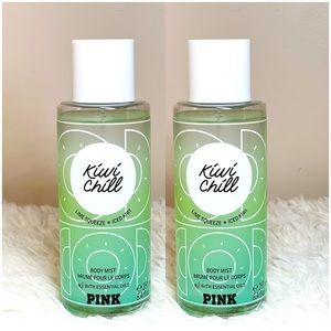 2 Pc Victoria’s Secret PINK Body Mist KIWI CHILL  250 ml / 8.4 fl oz